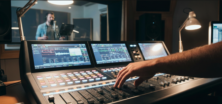Realizzazione di uno spot radiofonico fatto in studio di registrazione professionale